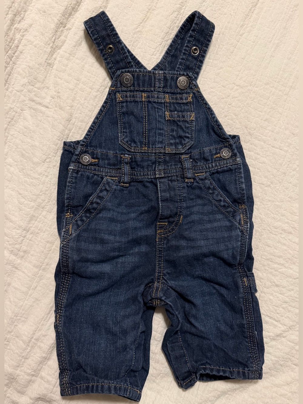 Baby Gap Denim Overalls - Dark Blue size 3-6 months